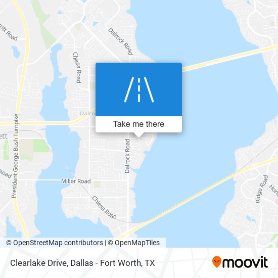 Clearlake Drive map