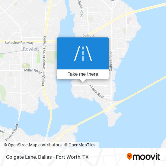 Colgate Lane map