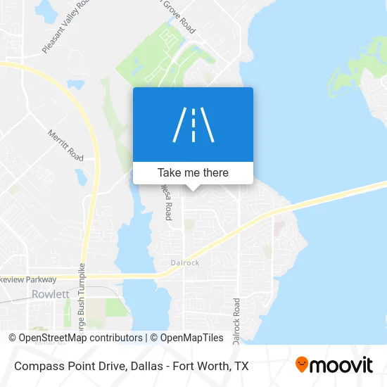 Compass Point Drive map