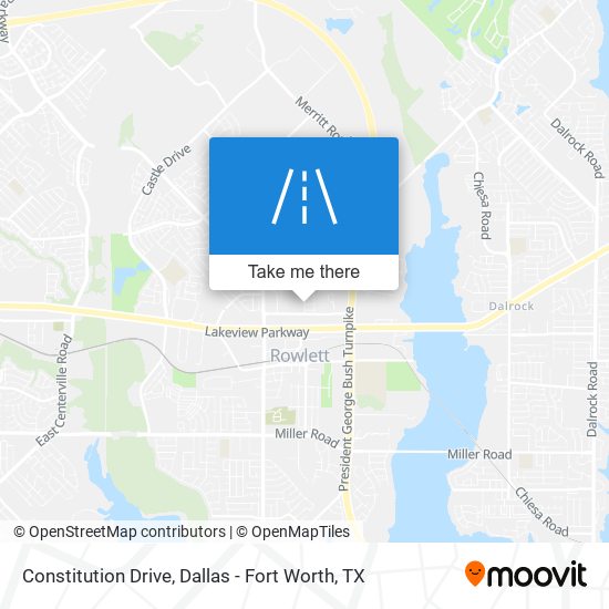 Constitution Drive map