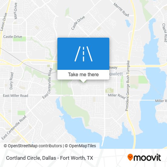 Mapa de Cortland Circle