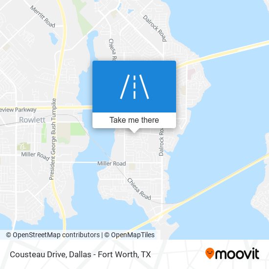 Cousteau Drive map