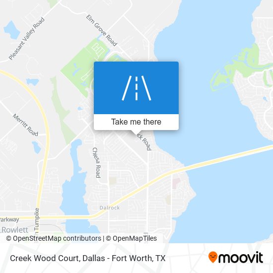 Creek Wood Court map