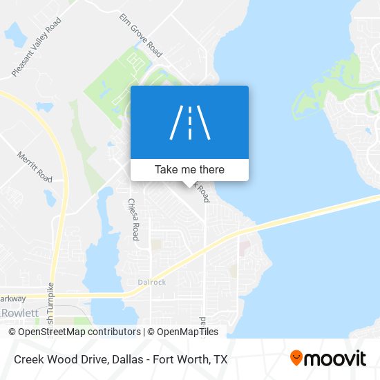 Creek Wood Drive map