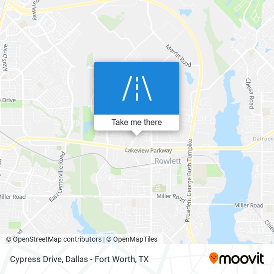 Mapa de Cypress Drive