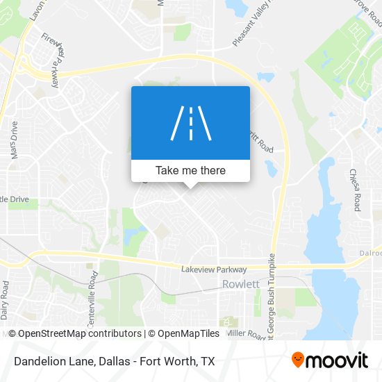 Mapa de Dandelion Lane