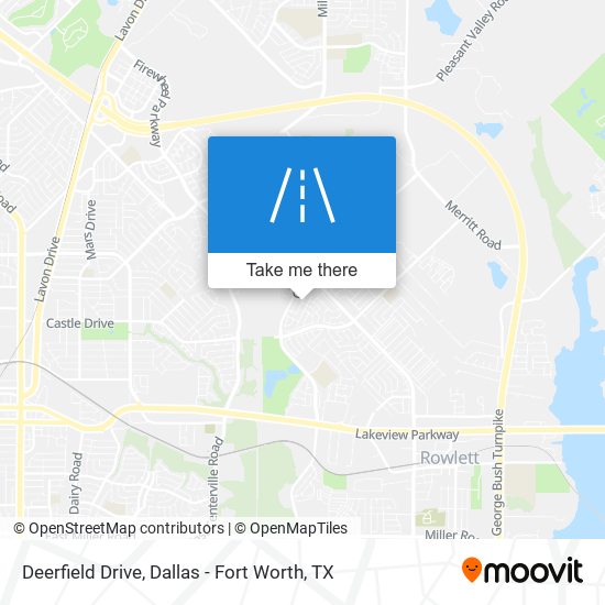 Deerfield Drive map