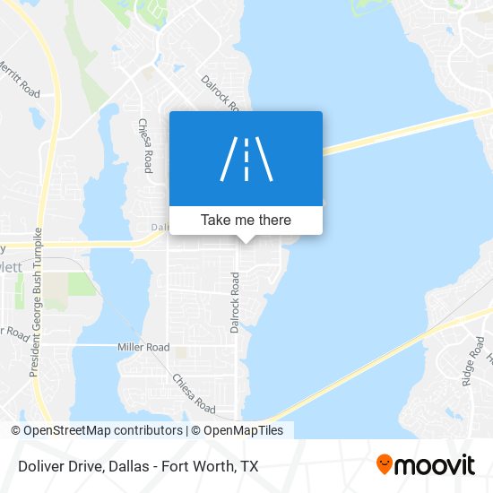 Mapa de Doliver Drive