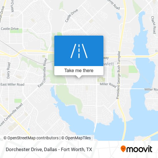 Dorchester Drive map