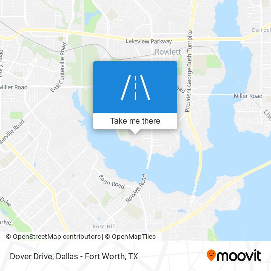 Dover Drive map