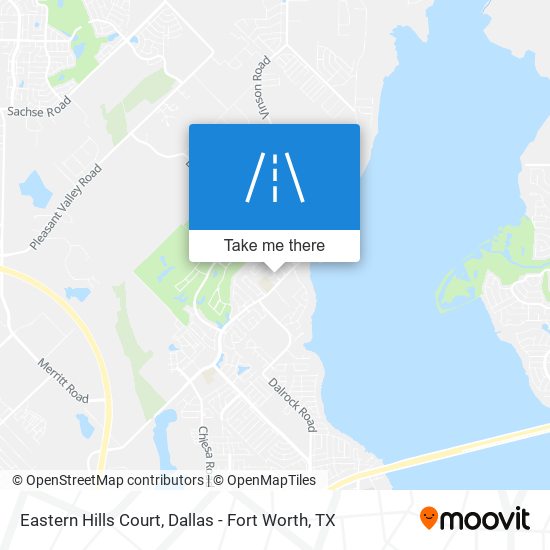 Eastern Hills Court map
