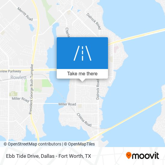 Ebb Tide Drive map