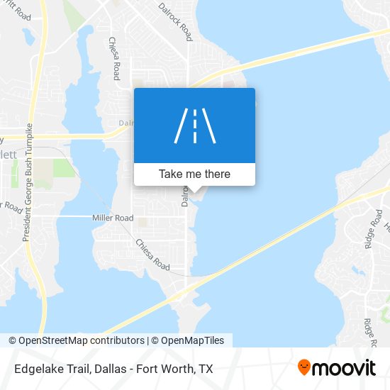 Edgelake Trail map