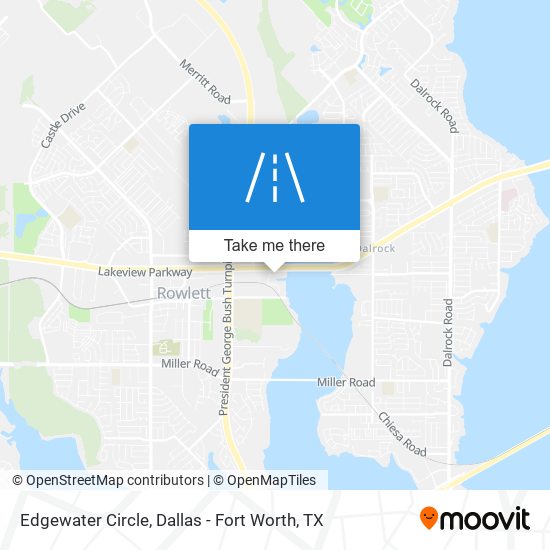 Mapa de Edgewater Circle