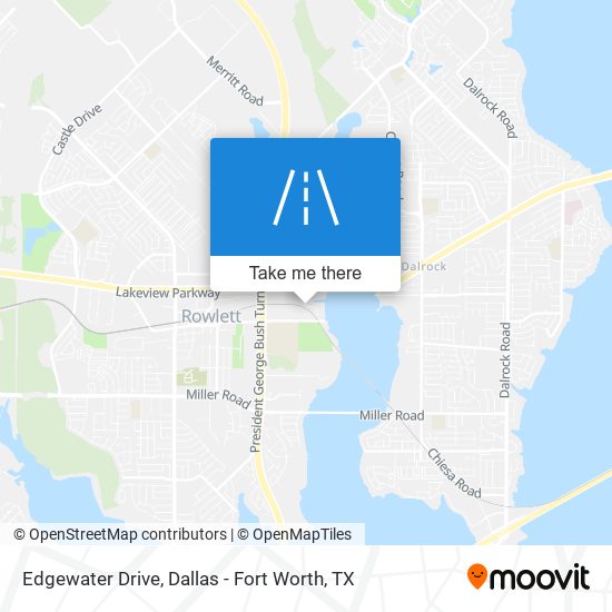 Edgewater Drive map