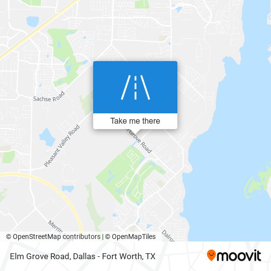 Elm Grove Road map