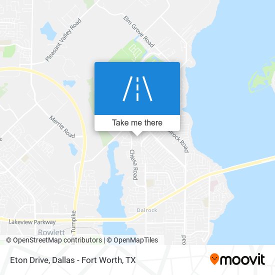 Eton Drive map