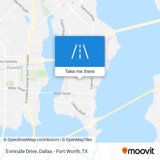 Evinrude Drive map