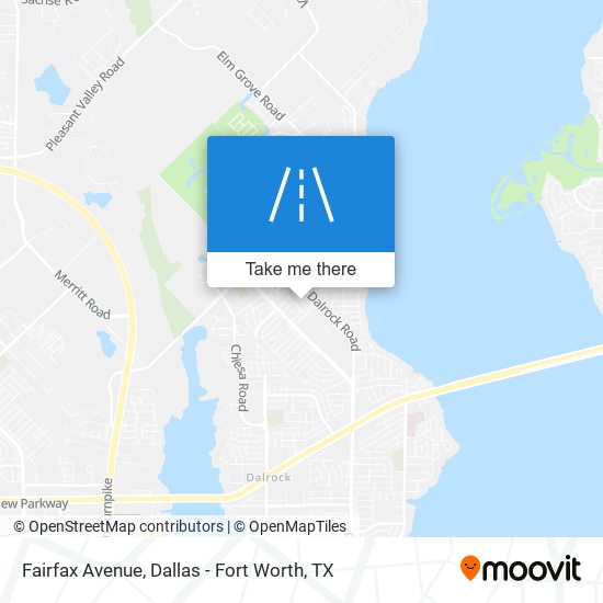 Mapa de Fairfax Avenue