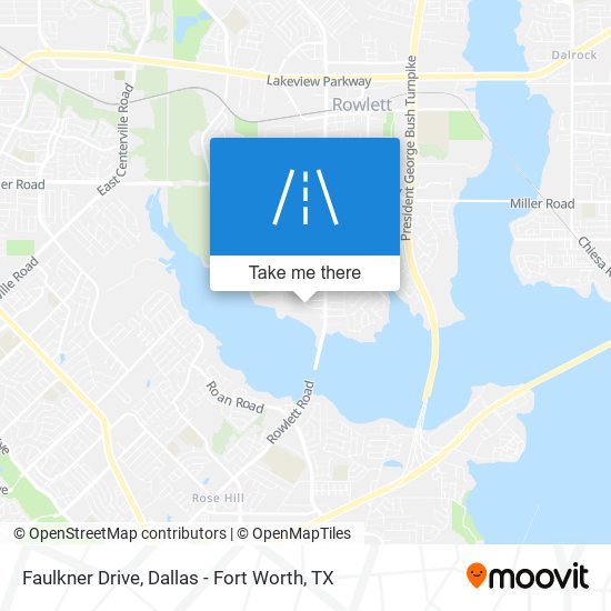Faulkner Drive map