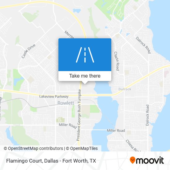Flamingo Court map