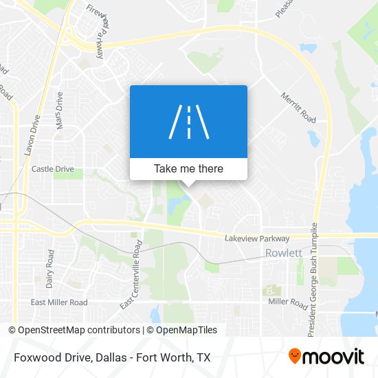 Foxwood Drive map