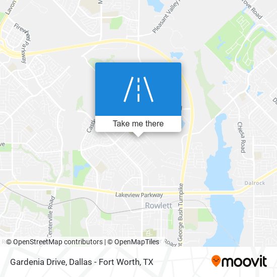 Gardenia Drive map