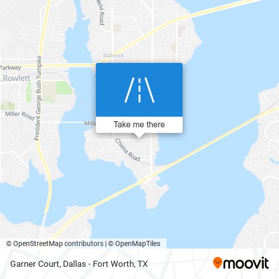 Garner Court map