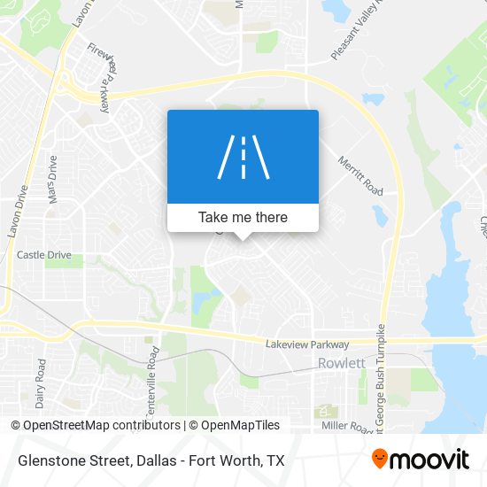 Mapa de Glenstone Street