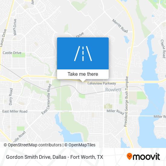 Gordon Smith Drive map