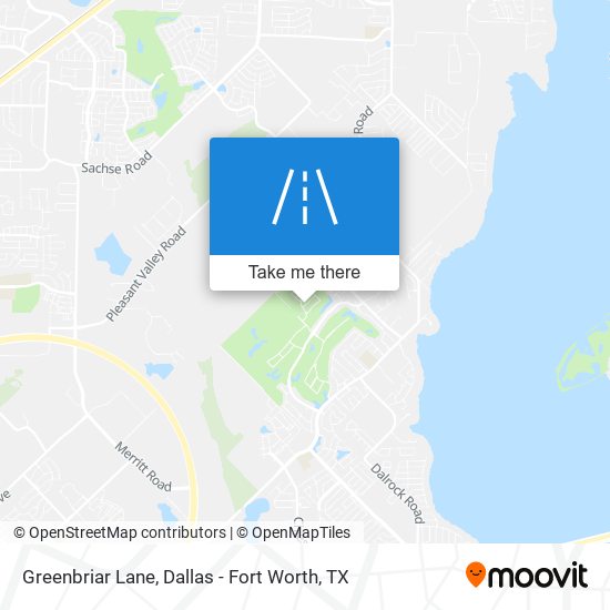 Greenbriar Lane map