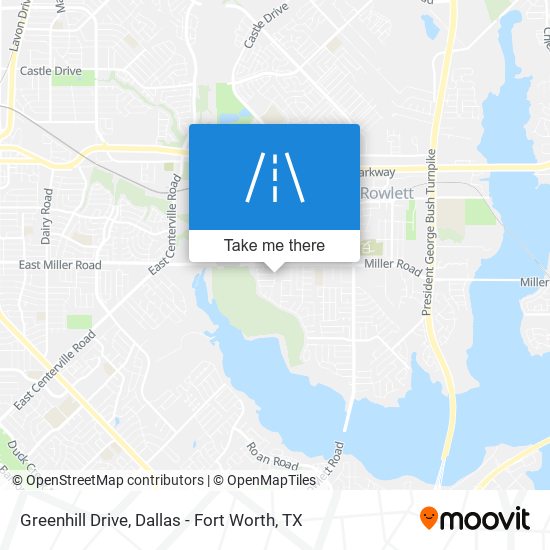 Greenhill Drive map