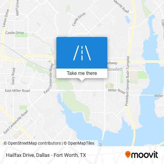 Hailfax Drive map