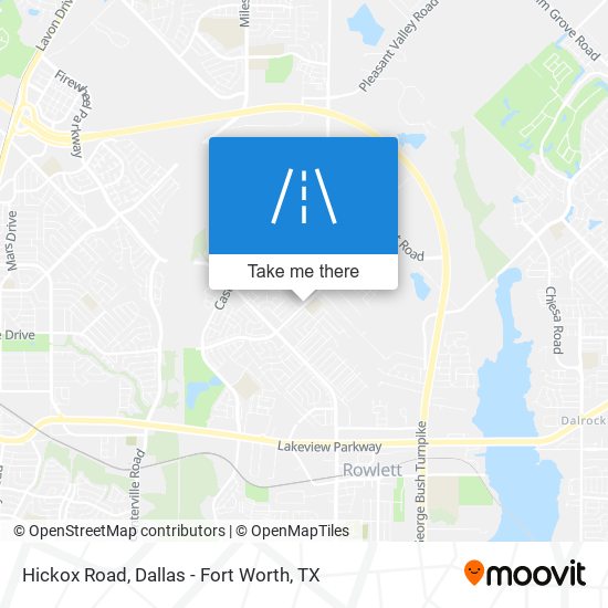 Hickox Road map