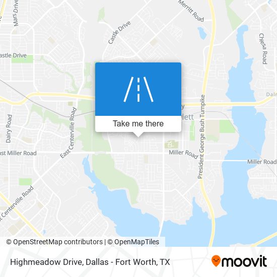 Highmeadow Drive map