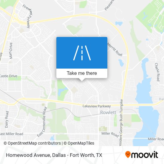 Mapa de Homewood Avenue