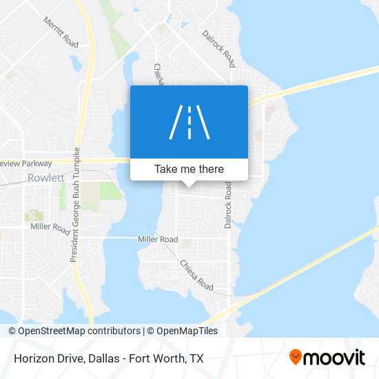 Horizon Drive map