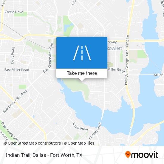 Indian Trail map