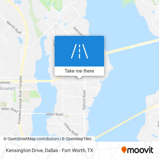 Mapa de Kensington Drive
