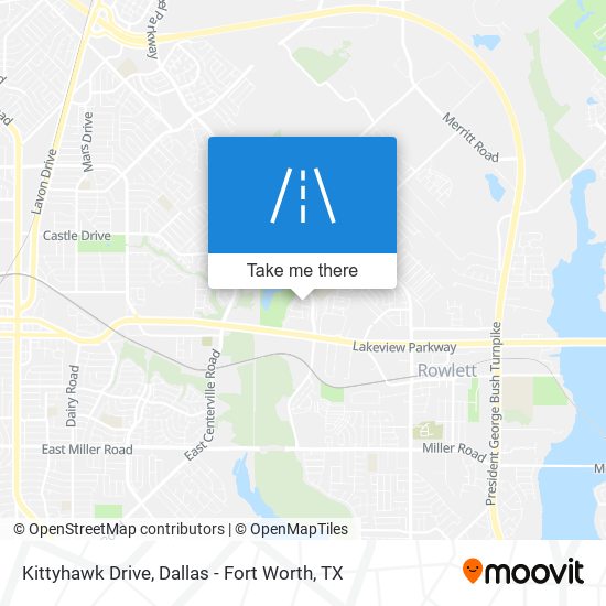 Kittyhawk Drive map