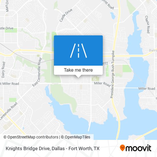 Knights Bridge Drive map