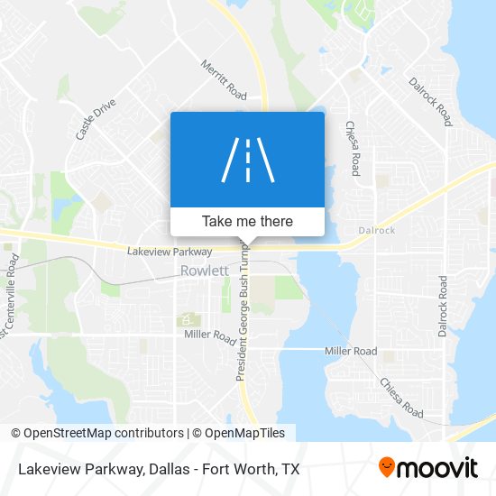 Mapa de Lakeview Parkway