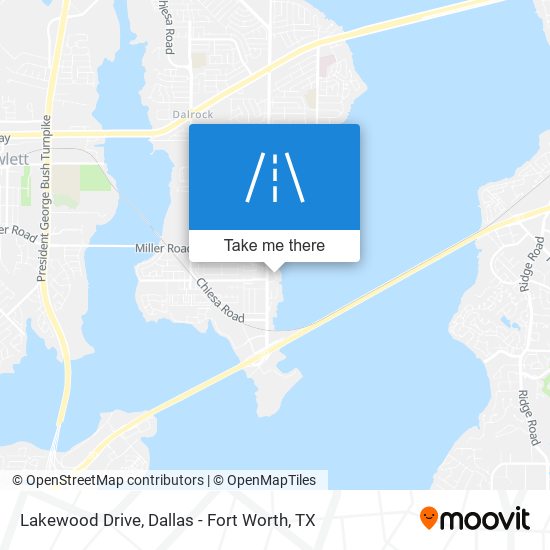 Lakewood Drive map