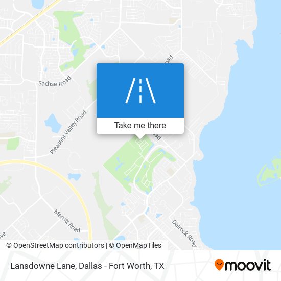 Mapa de Lansdowne Lane
