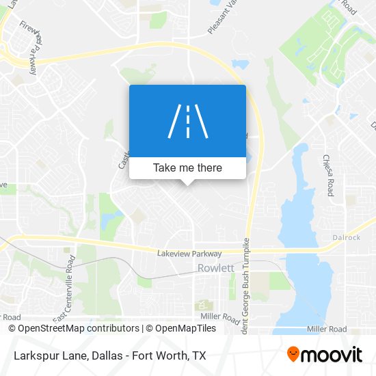 Mapa de Larkspur Lane