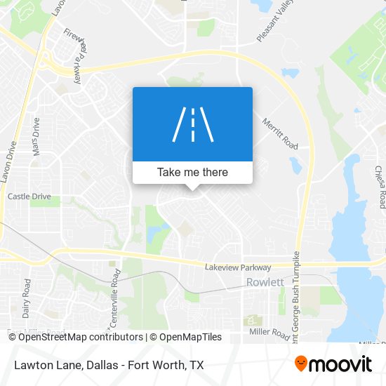Mapa de Lawton Lane