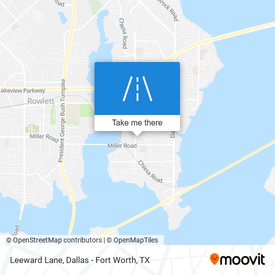 Leeward Lane map
