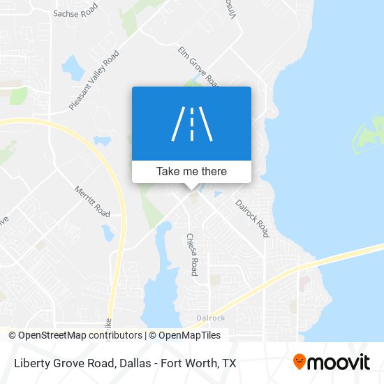 Liberty Grove Road map