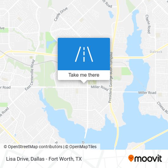 Lisa Drive map