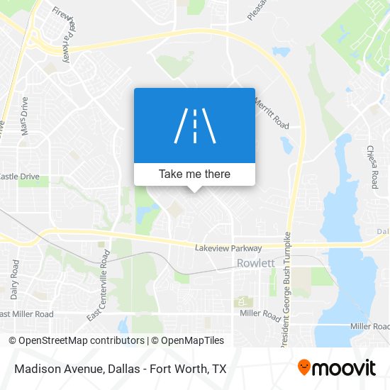 Mapa de Madison Avenue